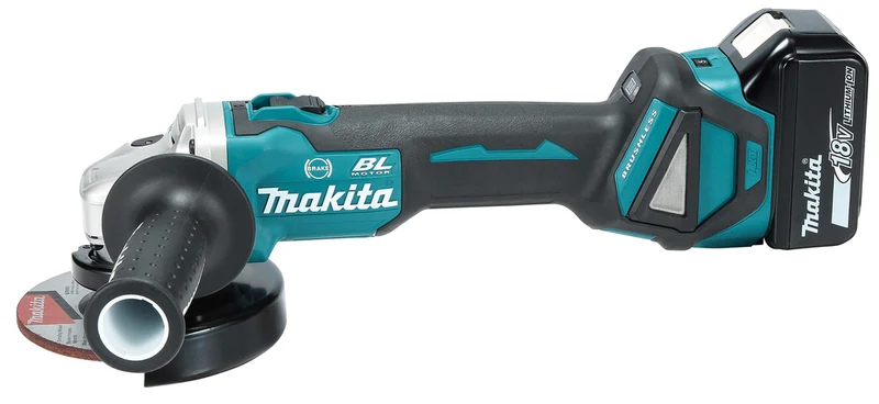 Makita Akku Winkelschleifer 18V - 2x Akku + Netzteil DGA511