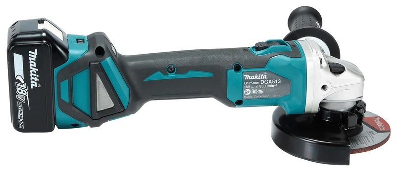 Makita Akku Winkelschleifer 18V - 2x Akku + Netzteil DGA511