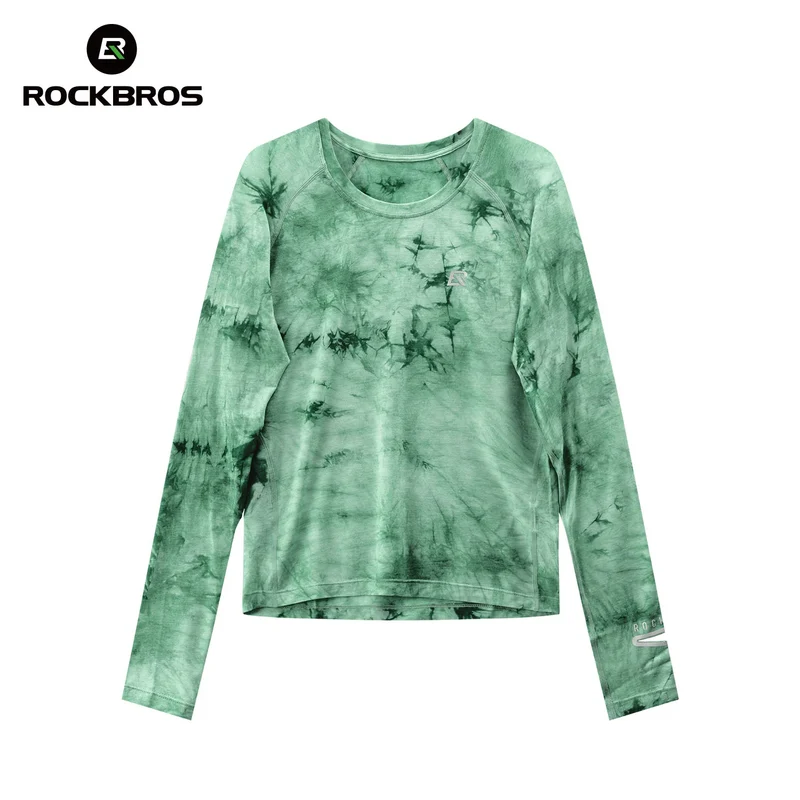 Rockbros Langarm Laufshirt Merinowolle, atmungsaktiv & schnell trocknend für Outdoor, Wandern & Radfahren