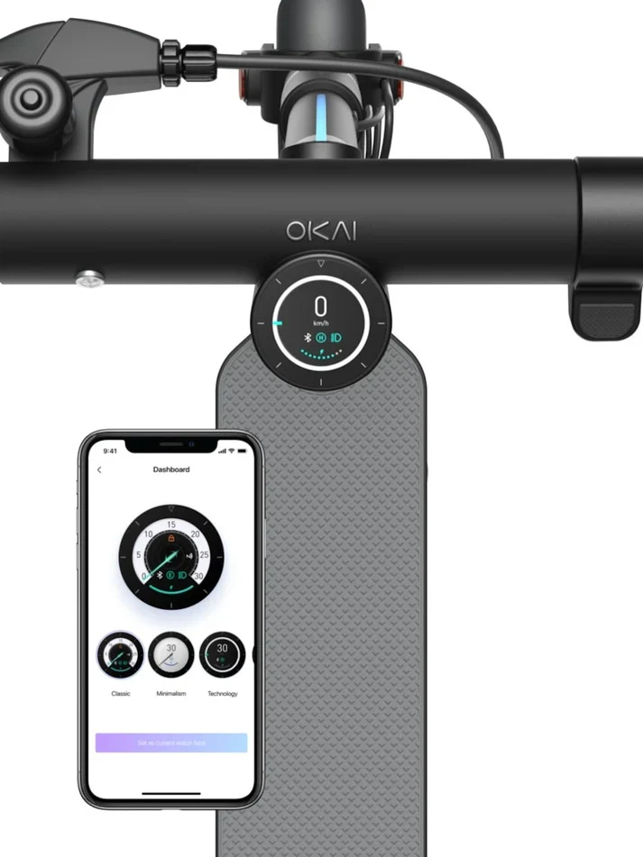 OKAI ES20 E Scooter 600W Elektroscooter mit ABE 40km Reichweite