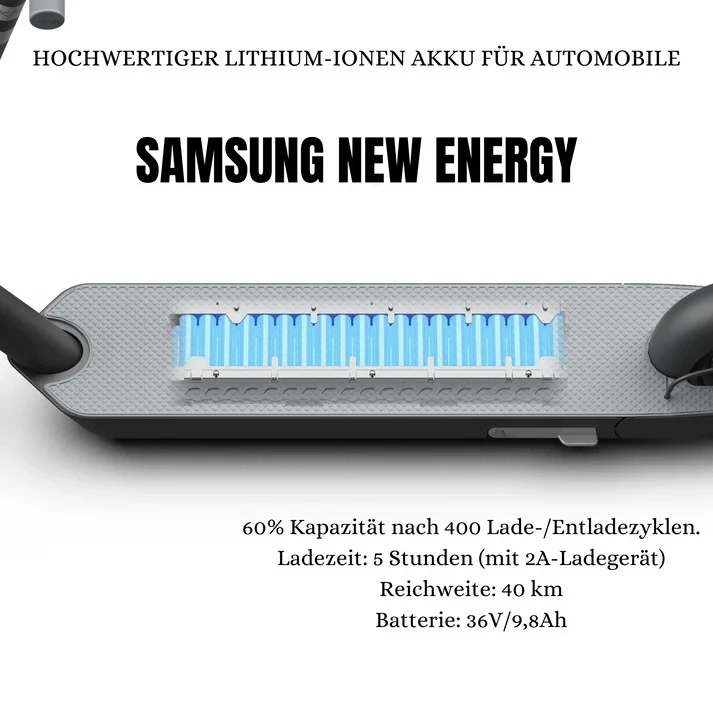 OKAI ES20 E Scooter 600W Elektroscooter mit ABE 40km Reichweite