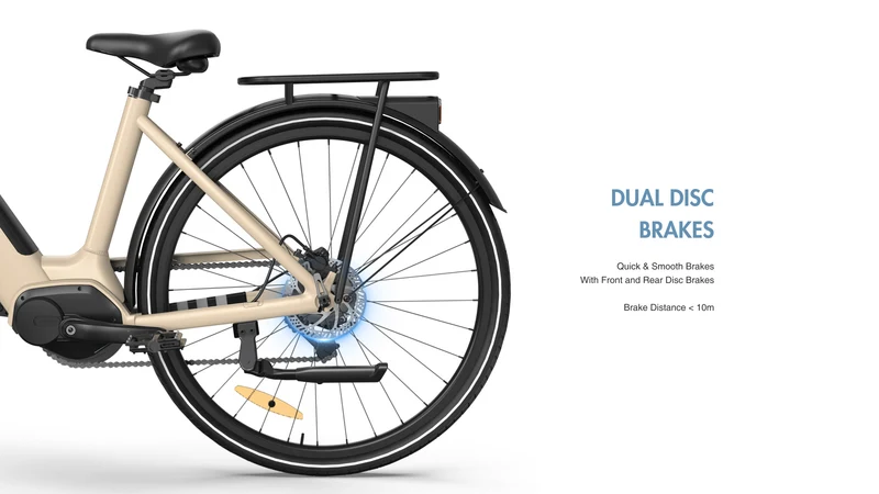 OKAI Elektrofahrrad Fahrrad EB10 - 28" 250W E-Bike BAFANG Motor