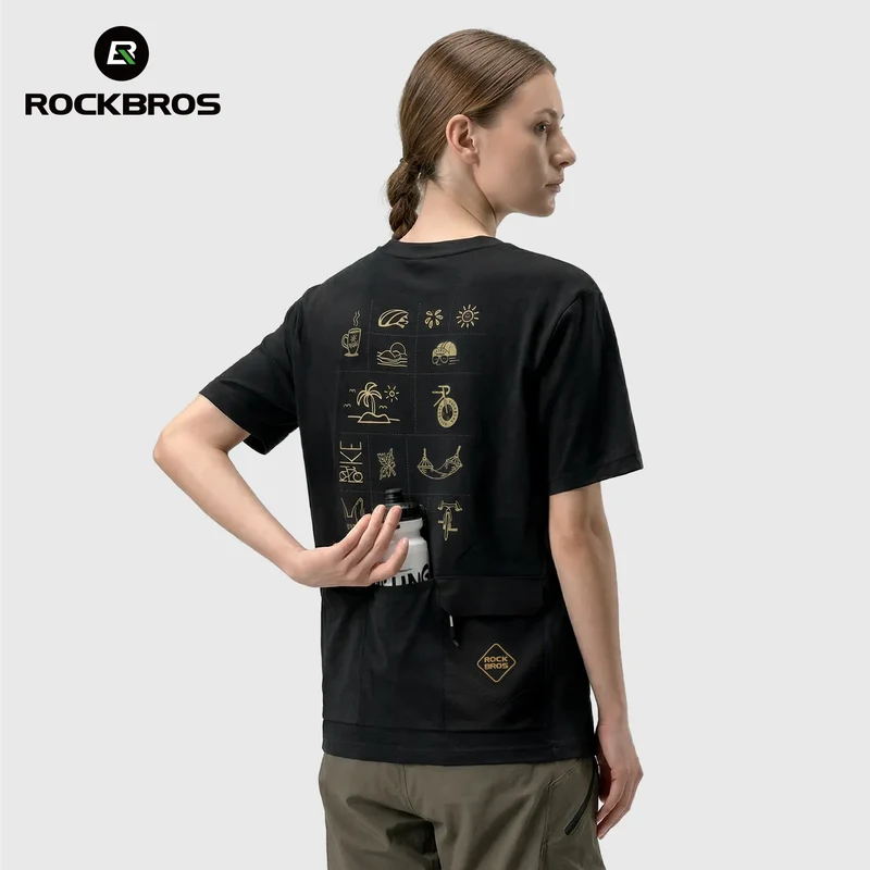 Lässiges Rad-T-Shirt mit kurzen Ärmeln – Urban-Serie