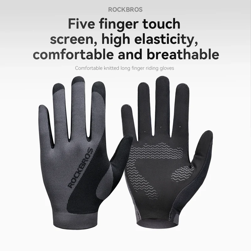 ROCKBROS TouchFlex All-Season Fahrradhandschuhe Lang