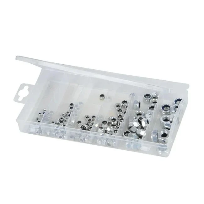 Selbstsichernde Muttern Mutter M3 - M10 Stopmuttern Metrisch Sechskant 150 St.