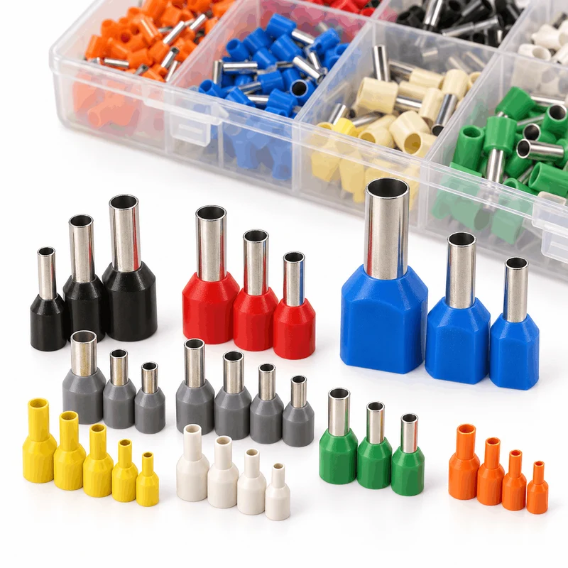 Standford Aderendhülsen 0.5-16mm² isoliert Einzeln in Kunststoffbox 300 tlg. Sortiment