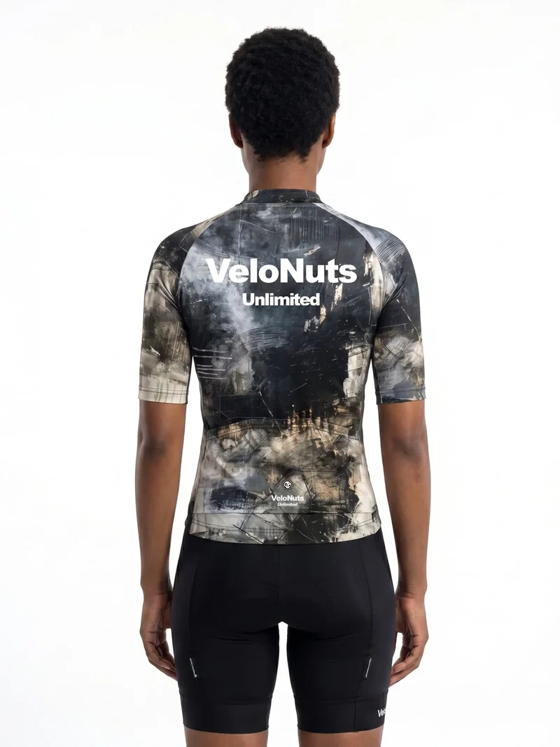 Damen-Radtrikot Urban Camo