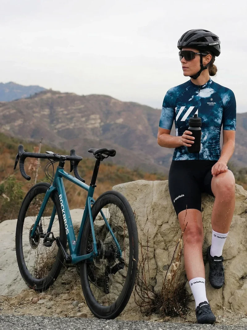 Damen-Radtrikot Liquid Terrain