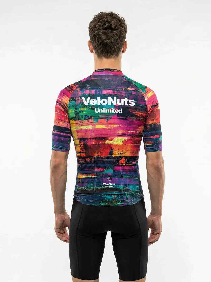 Herren-Radtrikot Retro Signal