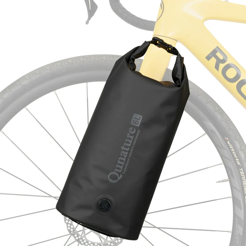 Qunature Bikepacking Fahrradtasche 6L Schnellwechsel Wasserdichte Gabeltasche