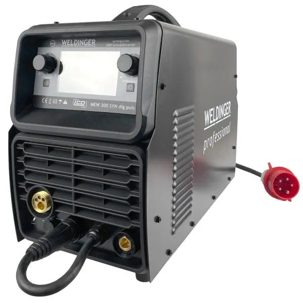 WELDINGER Kombi-Schweißinverter MEW 300 SYN dig puls professional (400 V, 300 A)
