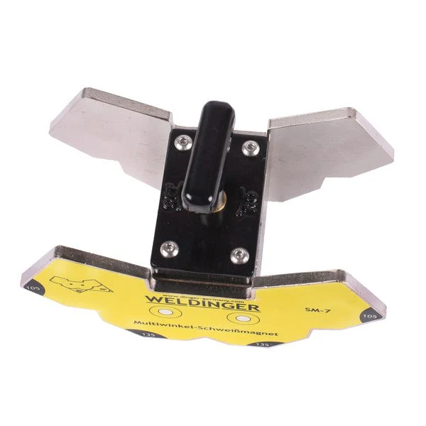 SM-7 schaltbarer Multiwinkel-Schweißmagnet mit Drehschalter klein WELDINGER