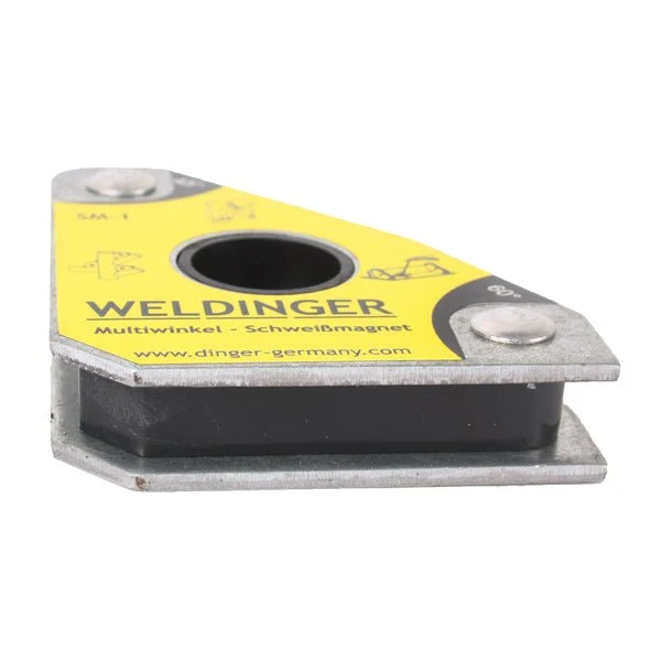 SM-1 Hochleistungs-Multiwinkel-Schweißmagnet Doppelpack (59 x 50 x12 mm bis 15 kg) WELDINGER