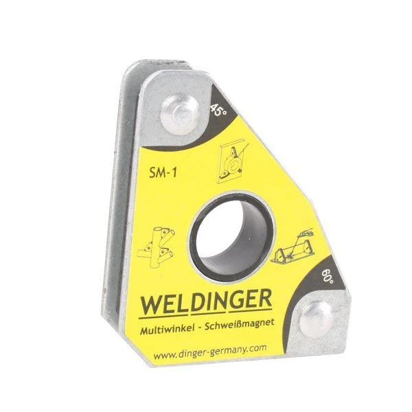 SM-1 Hochleistungs-Multiwinkel-Schweißmagnet Doppelpack (59 x 50 x12 mm bis 15 kg) WELDINGER