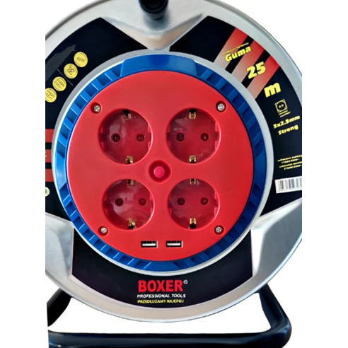 Boxer Kabeltrommel 25m mit USB