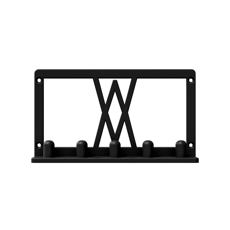 Wandhalter für 5tlg Kraftschoneinsätze 1/2 Zoll für 3D Druck I 017