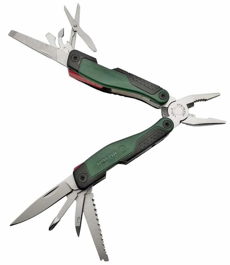 Bosch 13-in-1 Multitool Werkzeug Schere, Zange, Säge, Handwerk, Outdoor, Camping
