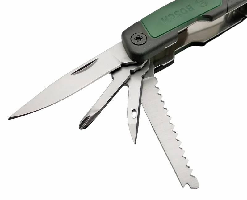 Bosch 13-in-1 Multitool Werkzeug Schere, Zange, Säge, Handwerk, Outdoor, Camping