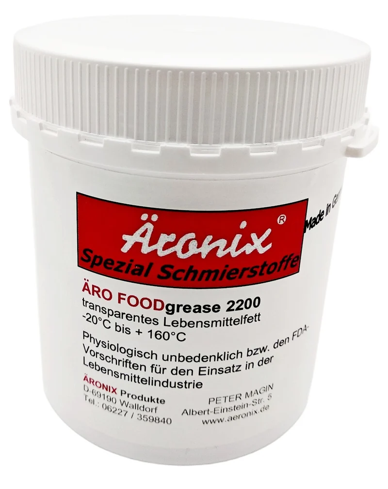 (85€/1L) 500ml Dose Äronix ÄRO FOODgrease 2200 Fett, NLGI 2,-20°C bis +160°C,USDA H1,FDA,Getriebe,Lager,lebensmittelecht,Küchenmaschine zb KitchenAid, Kafffemaschine, Kaffevollautomat, O-Ring