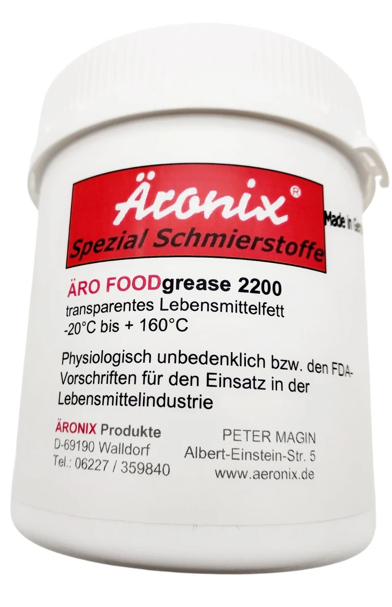 (85€/1L) 500ml Dose Äronix ÄRO FOODgrease 2200 Fett, NLGI 2,-20°C bis +160°C,USDA H1,FDA,Getriebe,Lager,lebensmittelecht,Küchenmaschine zb KitchenAid, Kafffemaschine, Kaffevollautomat, O-Ring