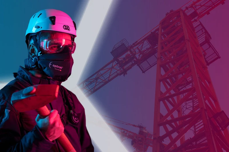 optrel swiss air - Halbmaske mit TH3 Gebläse Atemschutzsystem