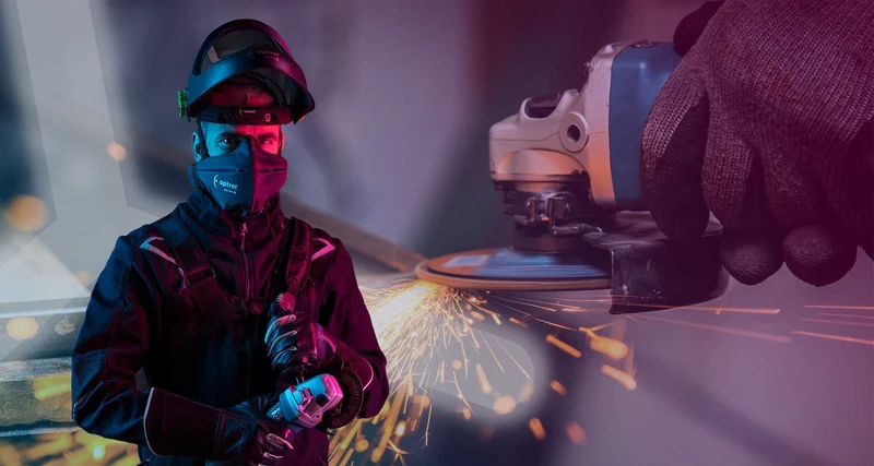 optrel swiss air - Halbmaske mit TH3 Gebläse Atemschutzsystem