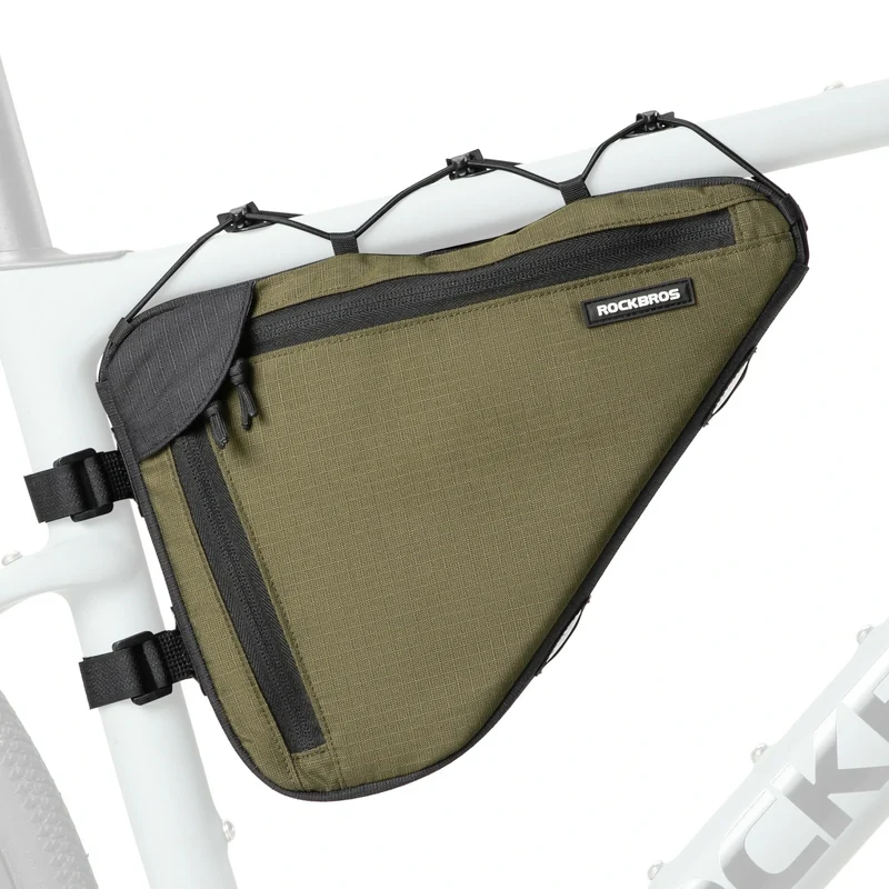 Fahrrad Rahmentasche mit Doppelseitiger Reißverschluss
