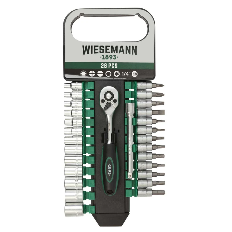 Steckschlüsselsatz 1/4" 28tlg I 80102