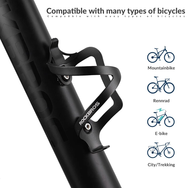 Fahrrad-Trinkflaschenhalter aus Aluminiumlegierung – Leicht & Stabil