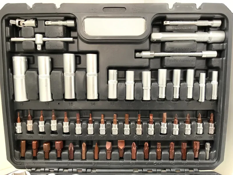 Everforce 94 tlg ProfiLine Werkzeugkoffer Werkzeugkiste Ratschenkasten Steckschlüsselsatz 1/2" 1/4"