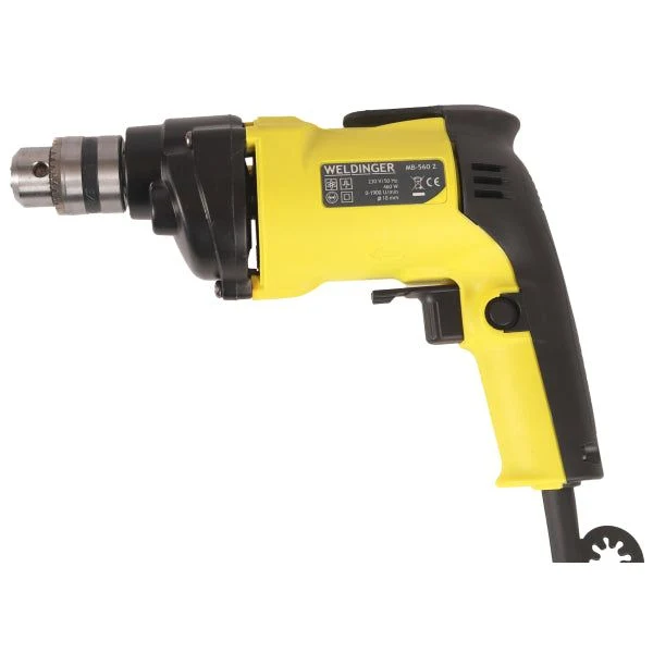 Bohrmaschine MB560Z 1-Gang 10mm Zahnkranzfutter für Metallbauer WELDINGER