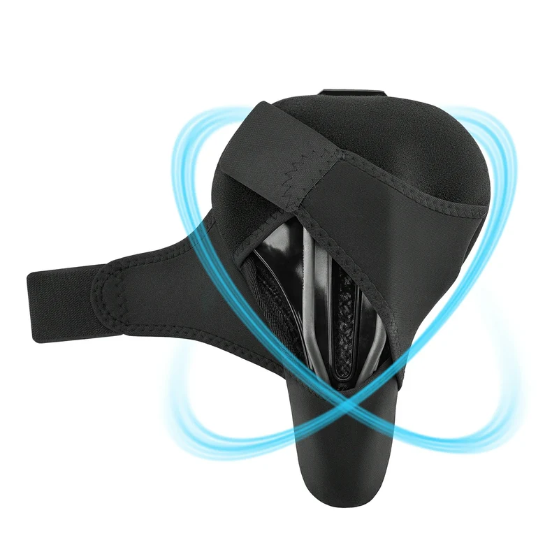 Sattelbezug Fahrrad, weicher Gelüberzug Sattelschutz für Fahrradsitz (26,5 x 18,5 cm)