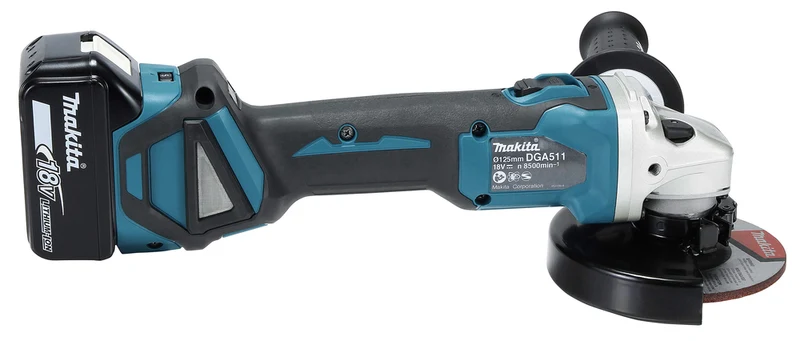 Makita Akku Winkelschleifer 18V - DGA511Z einstellbare Drehzahl