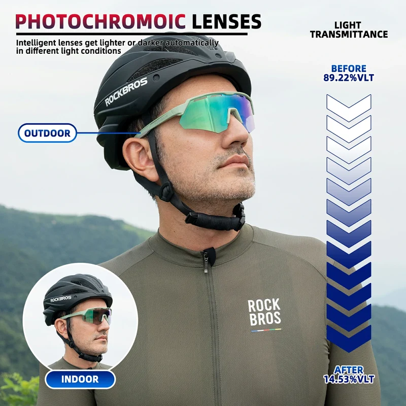 Fahrradbrille Photochromatisch Unisex