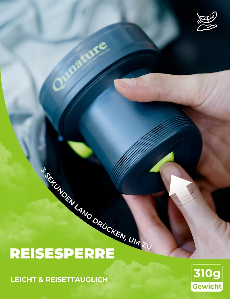 Qunature Elektrische Luftpumpe 2 in 1 Aufblasbar und Ablassen 2000 mAh Wiederaufladbar Akku