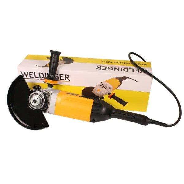 WELDINGER Winkelschleifer WS-3 Ø 230 mm 2500 W Spindelarretierung 5 m Kabel