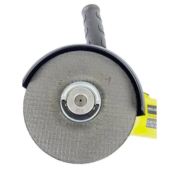 Winkelschleifer WS-1400el Ø 125 mm Drehzahlregelung Konstantelektronik 4 m Kabel WELDINGER