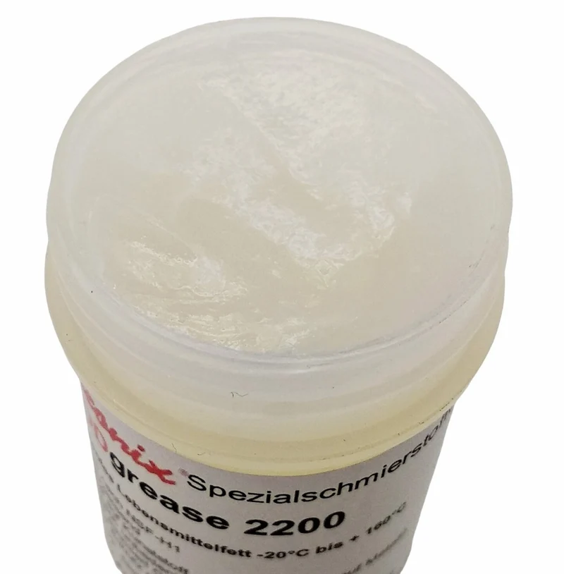 (320€/1L) 35mlÄronix ÄRO FOODgrease 2200 Fett, NLGI 2, transparent -20°C bis+160°C,USDA H1,FDA,Rohrbahnfett,Getriebe,Lager,lebensmittelecht,Kafffemaschine,Kaffevollautomat,O-Ring,Getriebe,Lager