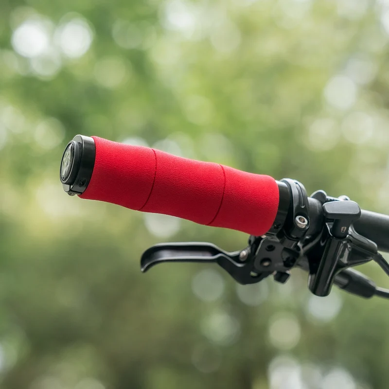 Fahrradgriffe rutschfeste Eva Schwamm Fahrrad Lenkergriffe mit Aluminium 22MM