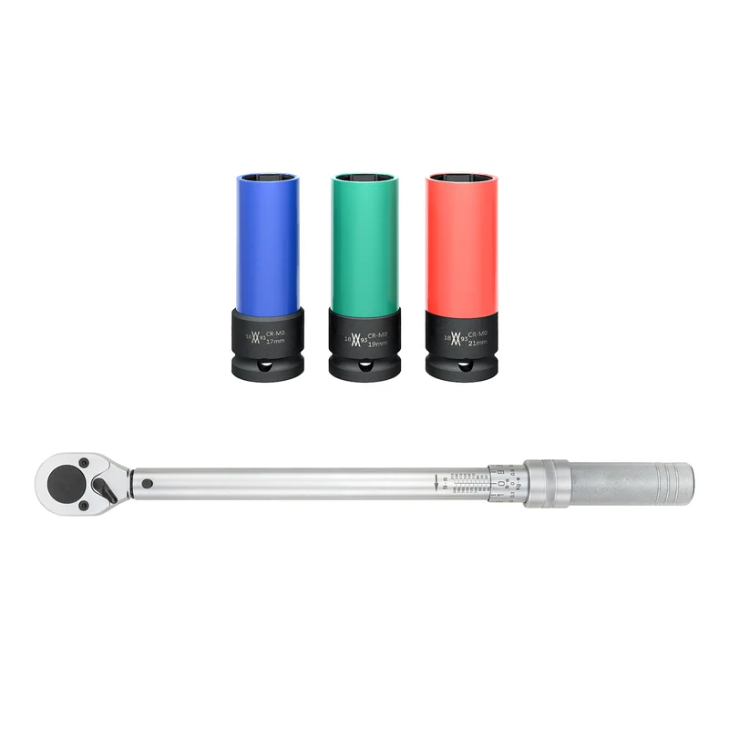 Drehmomentschlüssel Set mit Kraftschoneinsätzen I 81529