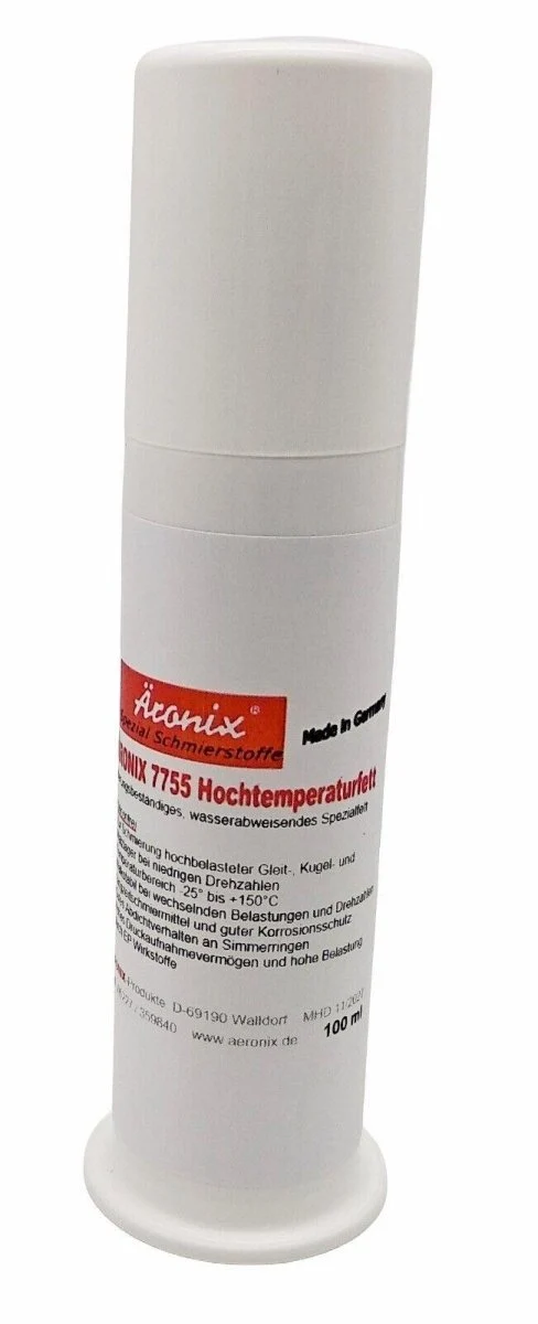 (115€/1L) 100ml Äronix Bohrerfett 7755 Hochtemperaturfett Typ AL -25° bis +150°C Meißelfett Meißelpaste Stemmhammer Bohrhammer Fett SDS Plus, SDS Max, Keilwelle, Sechskant