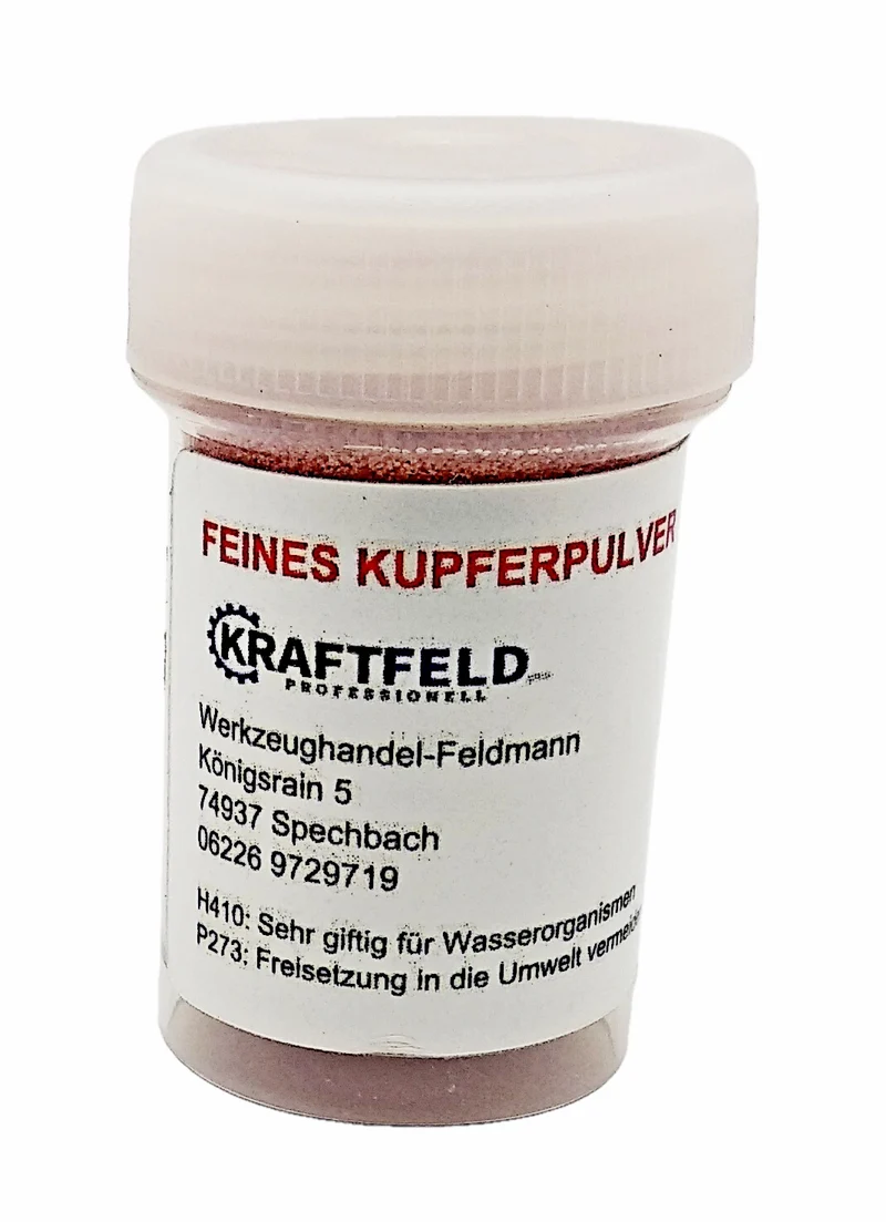 (280 €/kg) 50g sehr feines Kupfergranulat Körnung ca 250µm Mikrometeter (0,25mm)