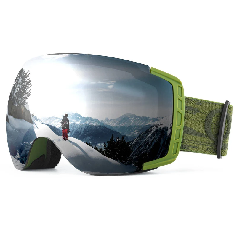 Qunature Antifog UV400 Skibrille für Brillenträger