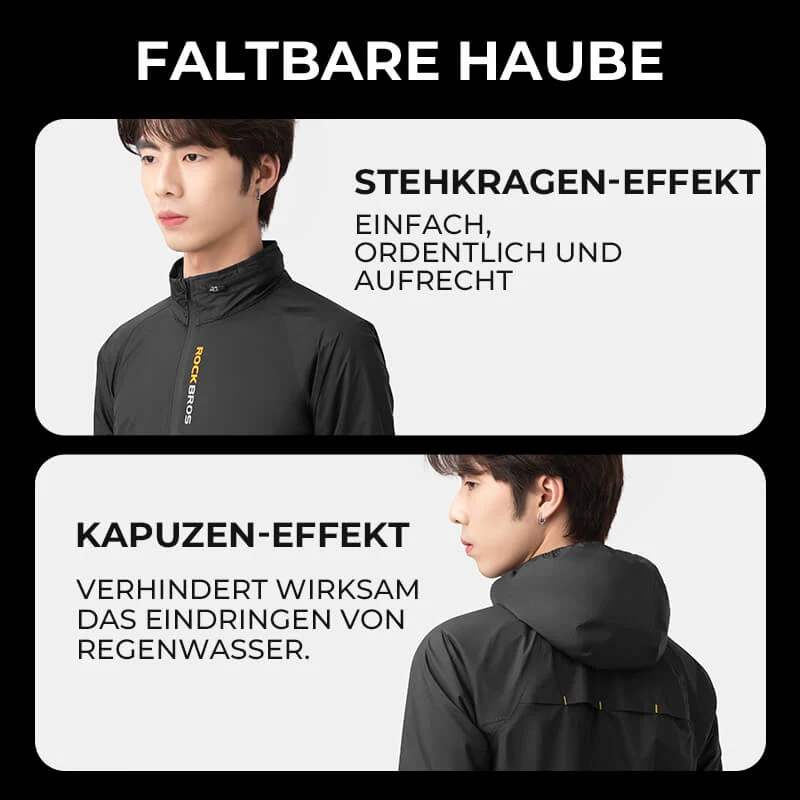 Radsport Fahrradjacke Regenjacke Wasserabweisend Leicht