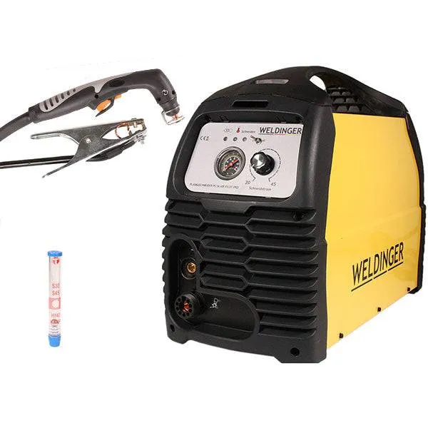 WELDINGER Plasmaschneider PS 56 air pilot pro mit Pilotlichtbogen und Kompressor