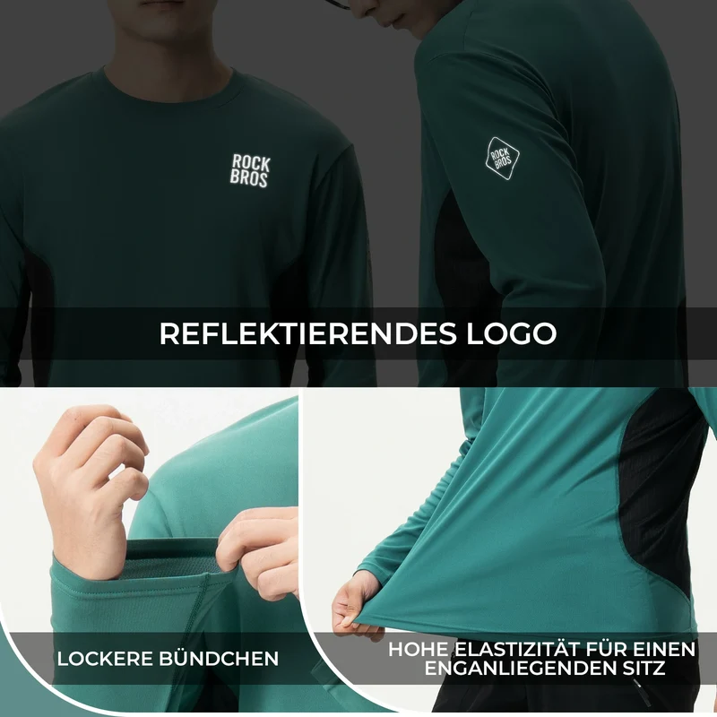 Radtrikot Fahrradtrikot Langarm Herren