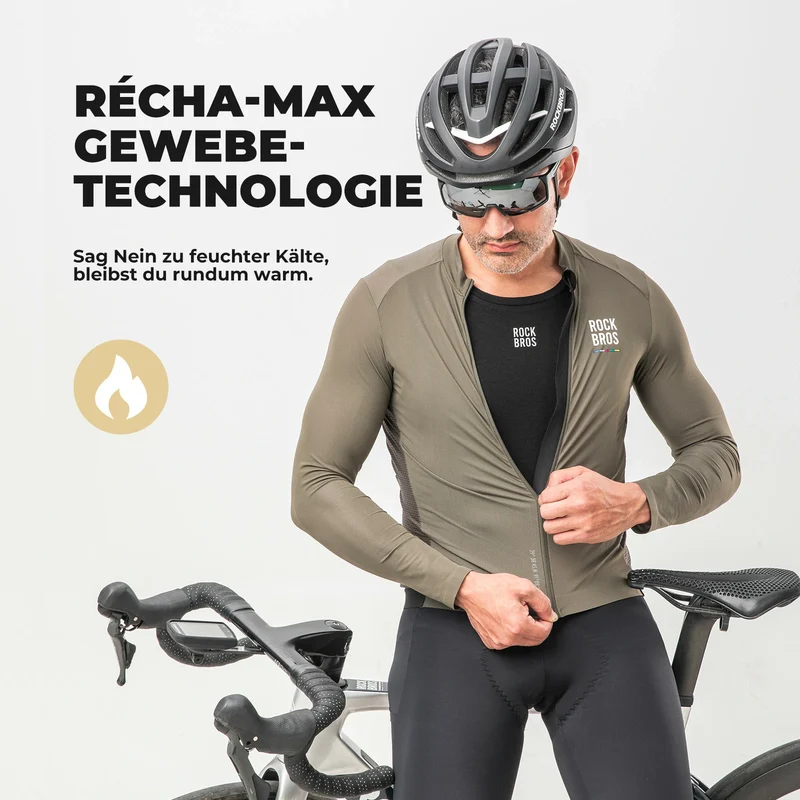 ROAD TO SKY Ärmelloses Merino Fahrrad Unterhemd, Wärmendes Funktionsshirt aus Merinowolle