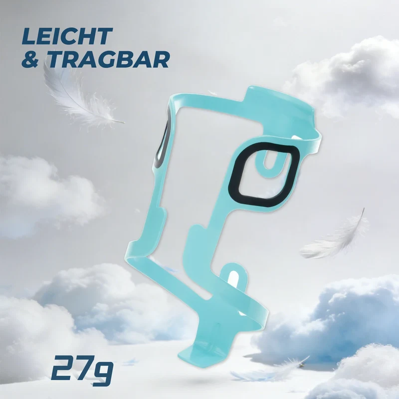 Fahrrad Flaschenhalter Aluminium 27g für Trinkflaschen bis 75mm