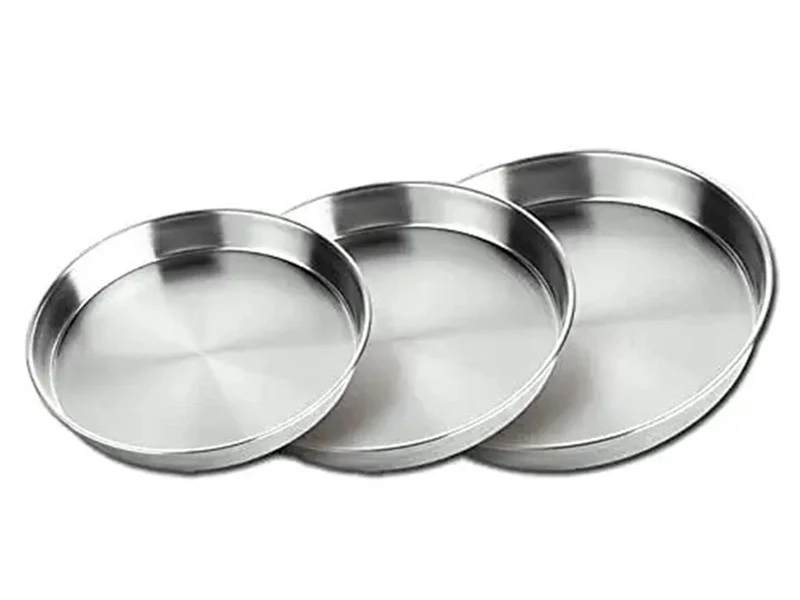 Edelstahl Backformset Ofenblech 28-32-36cm 3 tlg.
