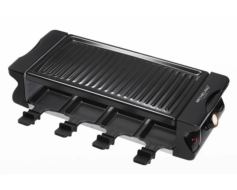 Mchelino Raclette für 8 Personen mit Grillplatte